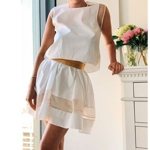 3.1 💗 Phillip Lim 💗2-Piece Crop Top & Dress Set